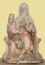 Szent Anna ölében Szűz Máriával és Jézussal